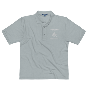 Custom Masonic District Embroidered Polo