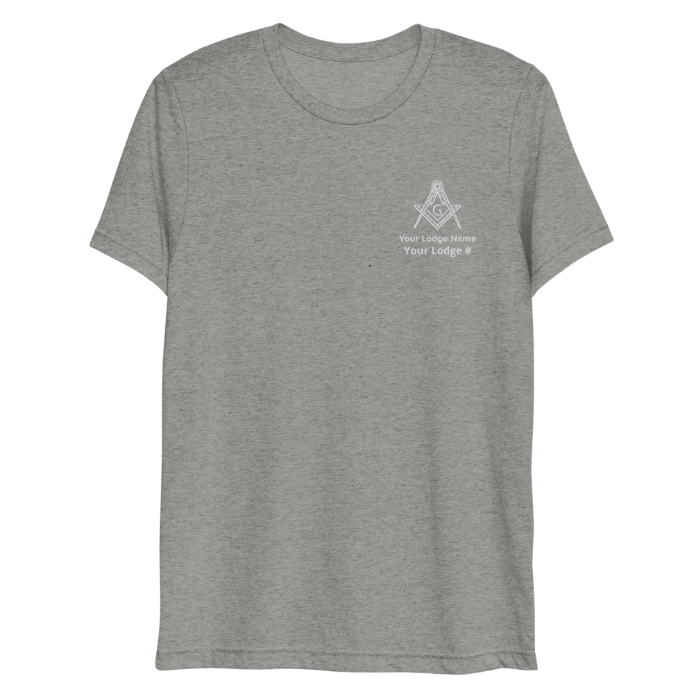 Custom Master Mason Tee (Tri-Blend)