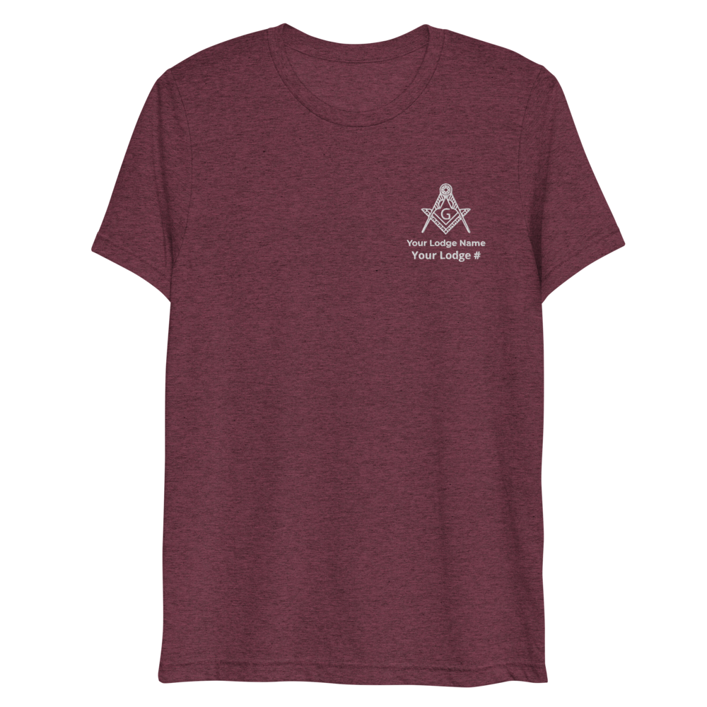 Custom Master Mason Tee (Tri-Blend)